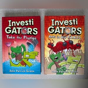 InvestiGators Graphic Novel Book Set Author John Patrick Green